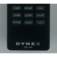 CONTROL REMOTO PARA TV / DYNEX ZRC--400 / MODELO DX-15L150A11	